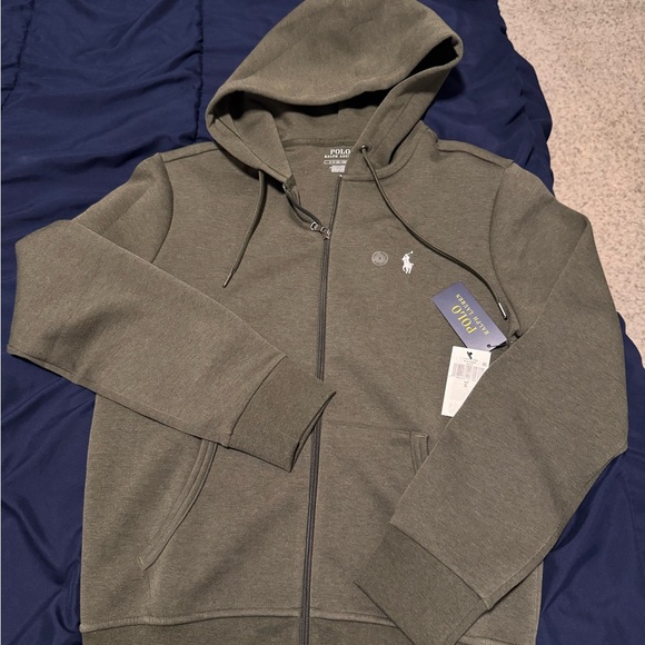 Ralph Lauren Double-Knit Full-Zip Hoodie